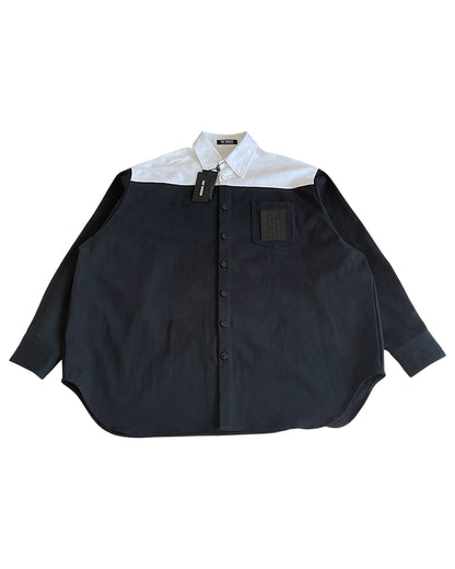 Raf Simons AW22/23 Oversized Bicolor Denim Overshirt