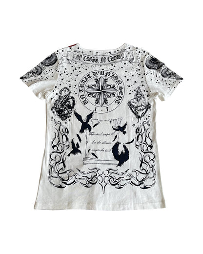 Yasuyuki Ishii Rising Sun Tattoo Prints Stretch T-Shirt