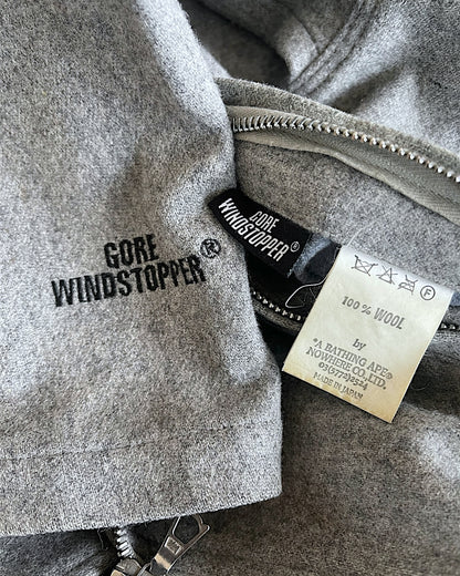 Bape 2000s Gore Windstopper Wool Riders Jacket
