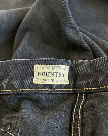 Kapital Kountry SS19 Distressed Skeleton Bones Denim Jeans