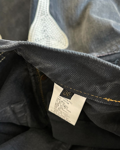 Kapital Kountry SS19 Distressed Skeleton Bones Denim Jeans