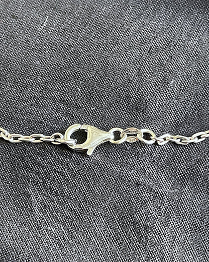 Dolce & Gabbana .925 Sterling Silver Cross Rosary Necklace