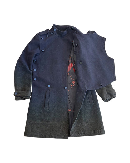 Phenomenon AW10 Knight Armor Executioner Gradient Wool Coat