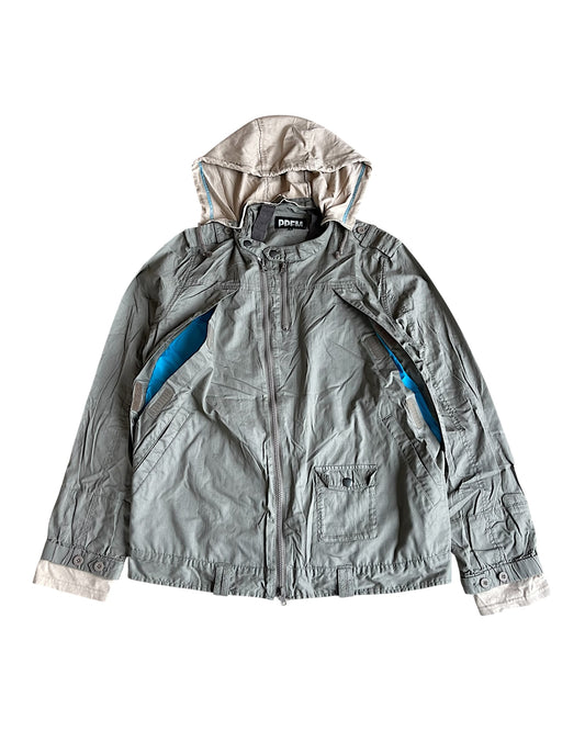 PPFM Military Parachute Light Zip-Up Shirt Jacket