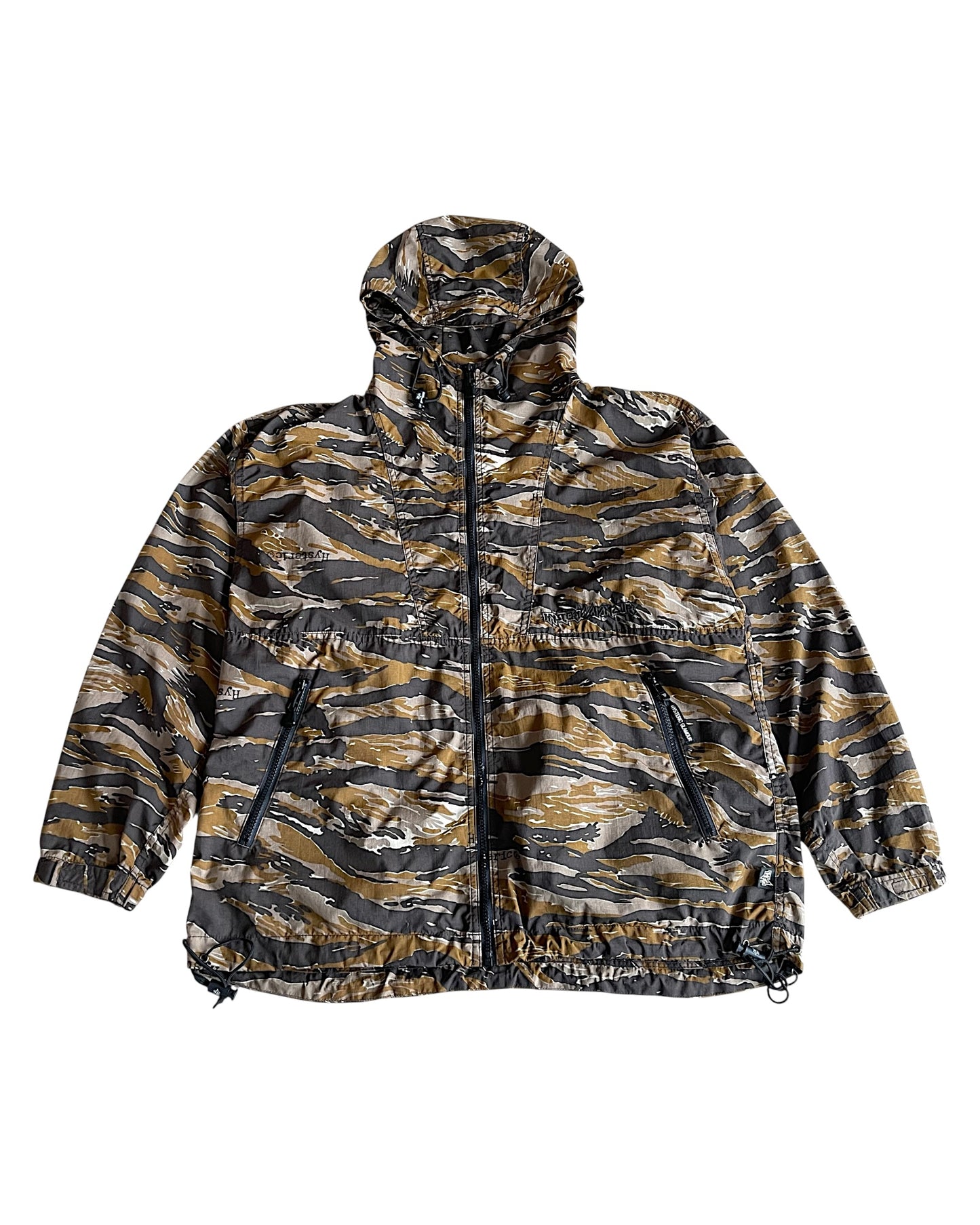 Hysteric Glamour Tiger Camo Embroidery Rock Logo Windbreaker Jacket