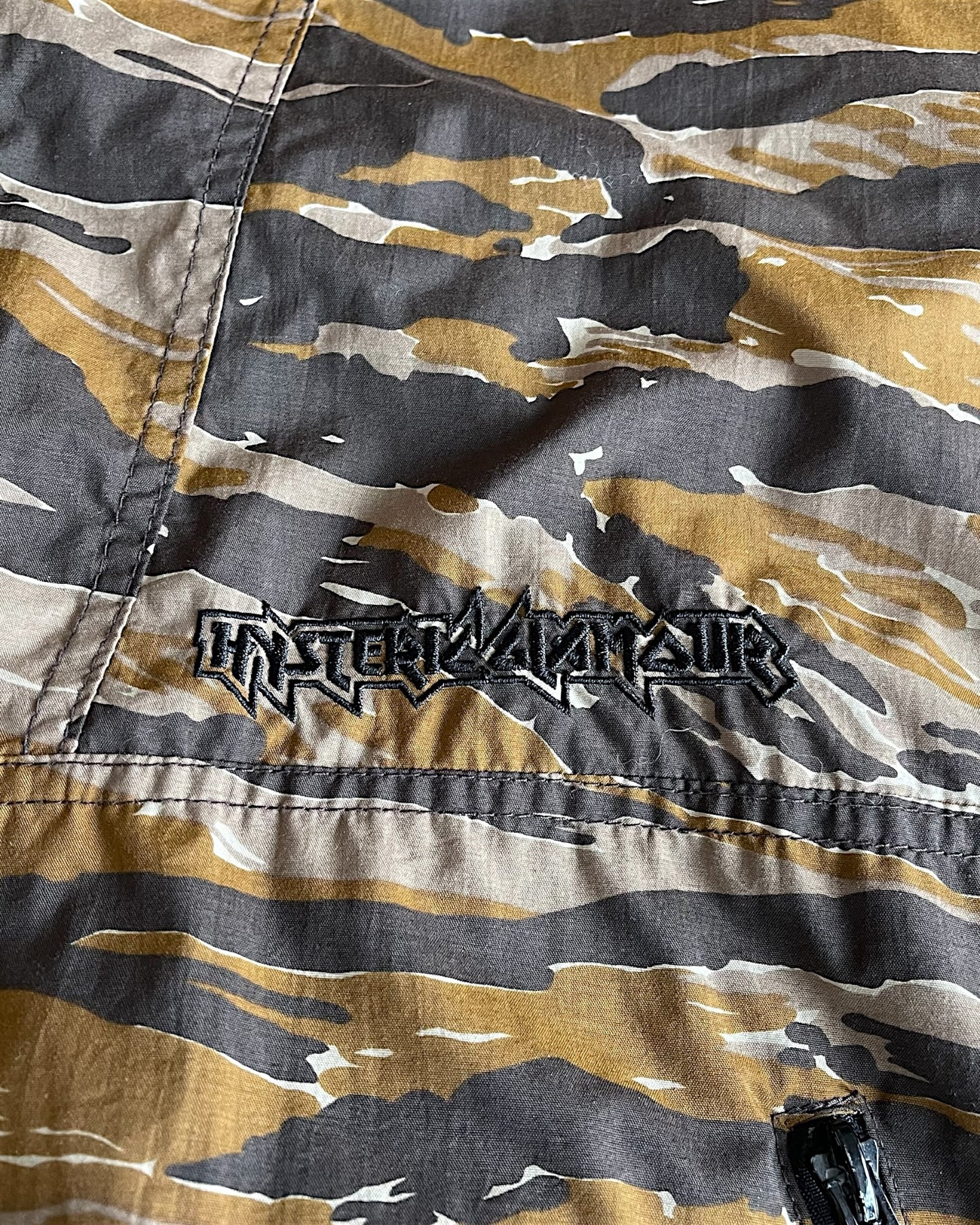 Hysteric Glamour Tiger Camo Embroidery Rock Logo Windbreaker Jacket
