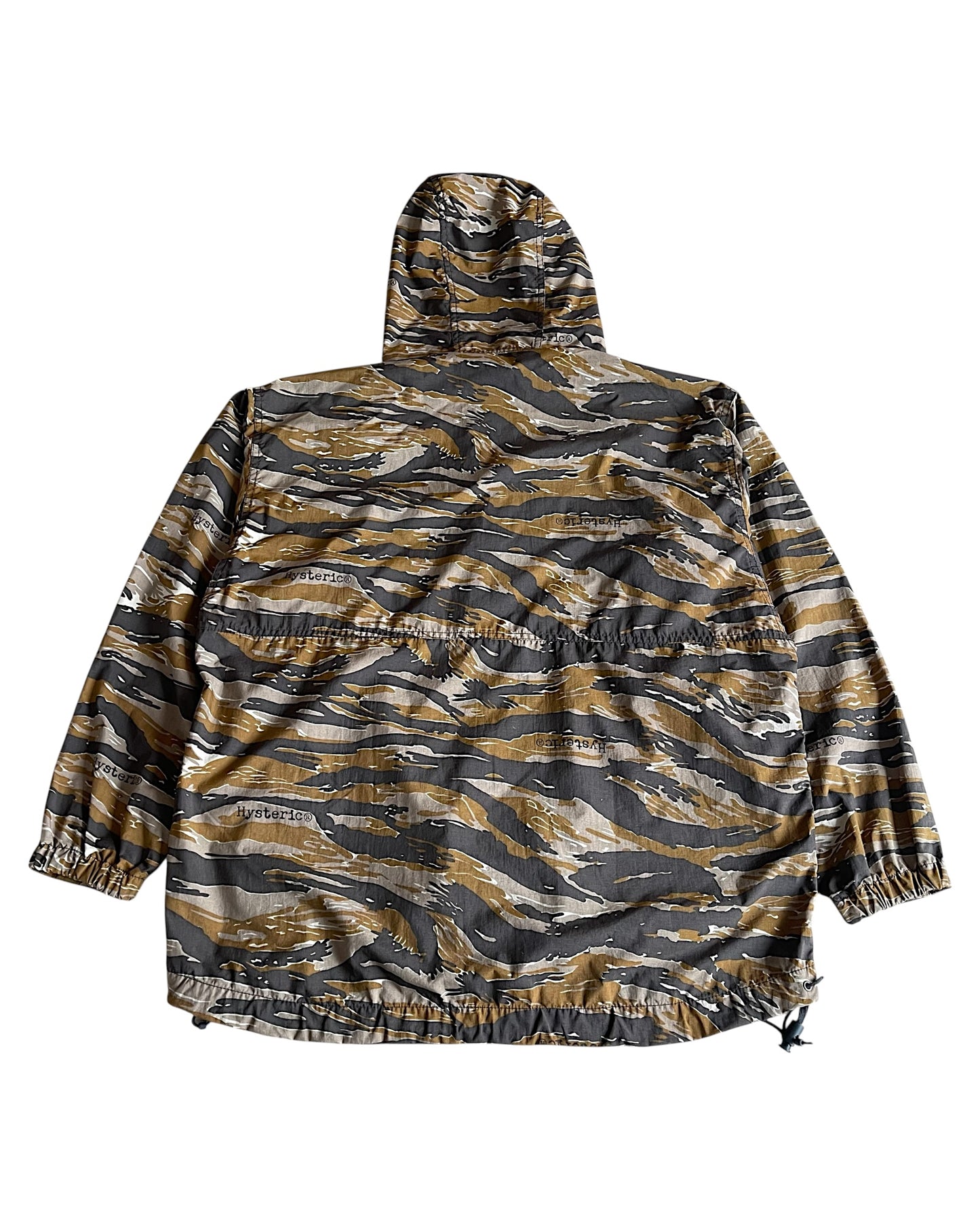 Hysteric Glamour Tiger Camo Embroidery Rock Logo Windbreaker Jacket