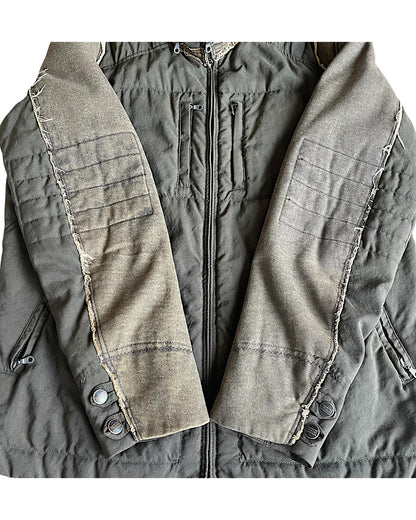 Marithé + François Girbaud Hybrid Denim/Cotton Padded Jacket