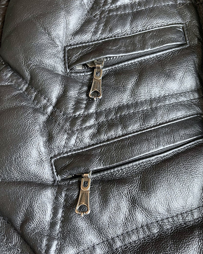 Yasuyuki Ishii Pig Leather Down Puffer Fur Collar Jacket