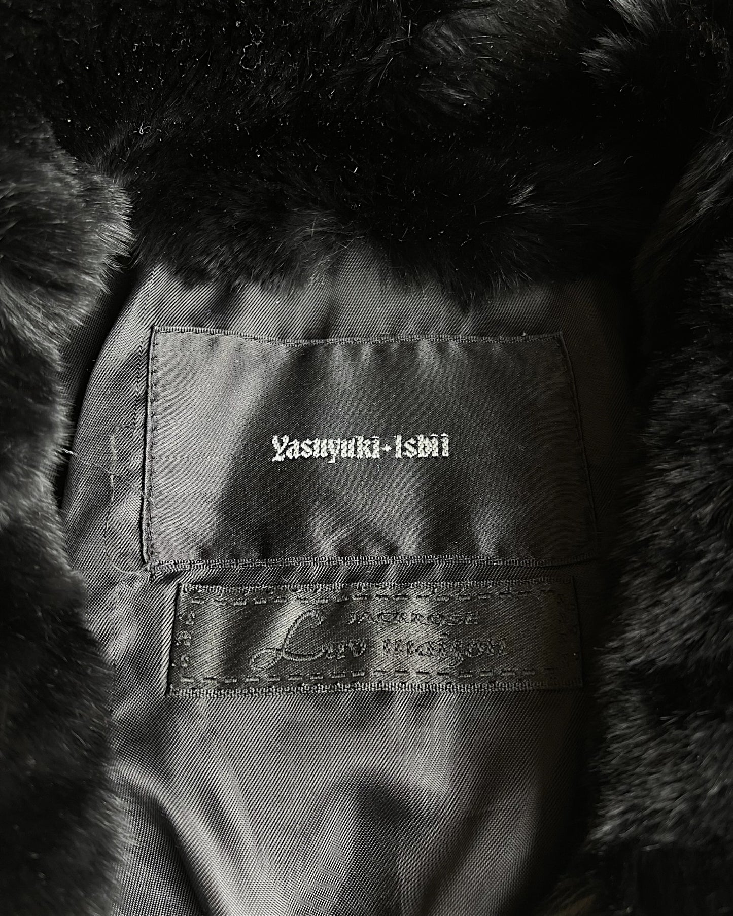 Yasuyuki Ishii Pig Leather Down Puffer Fur Collar Jacket