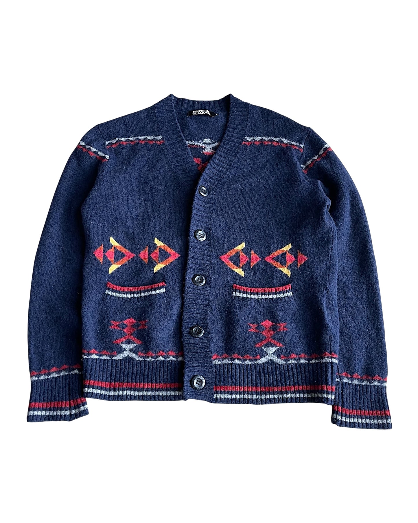 Hysteric Glamour Aztec Woman Knit Cardigan