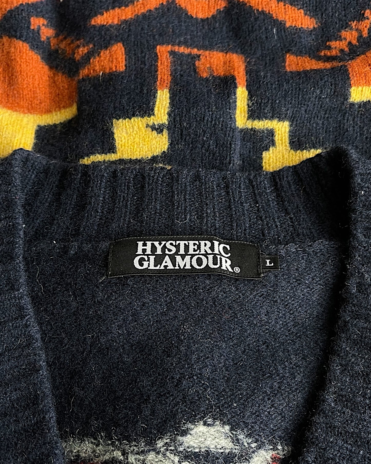 Hysteric Glamour Aztec Woman Knit Cardigan