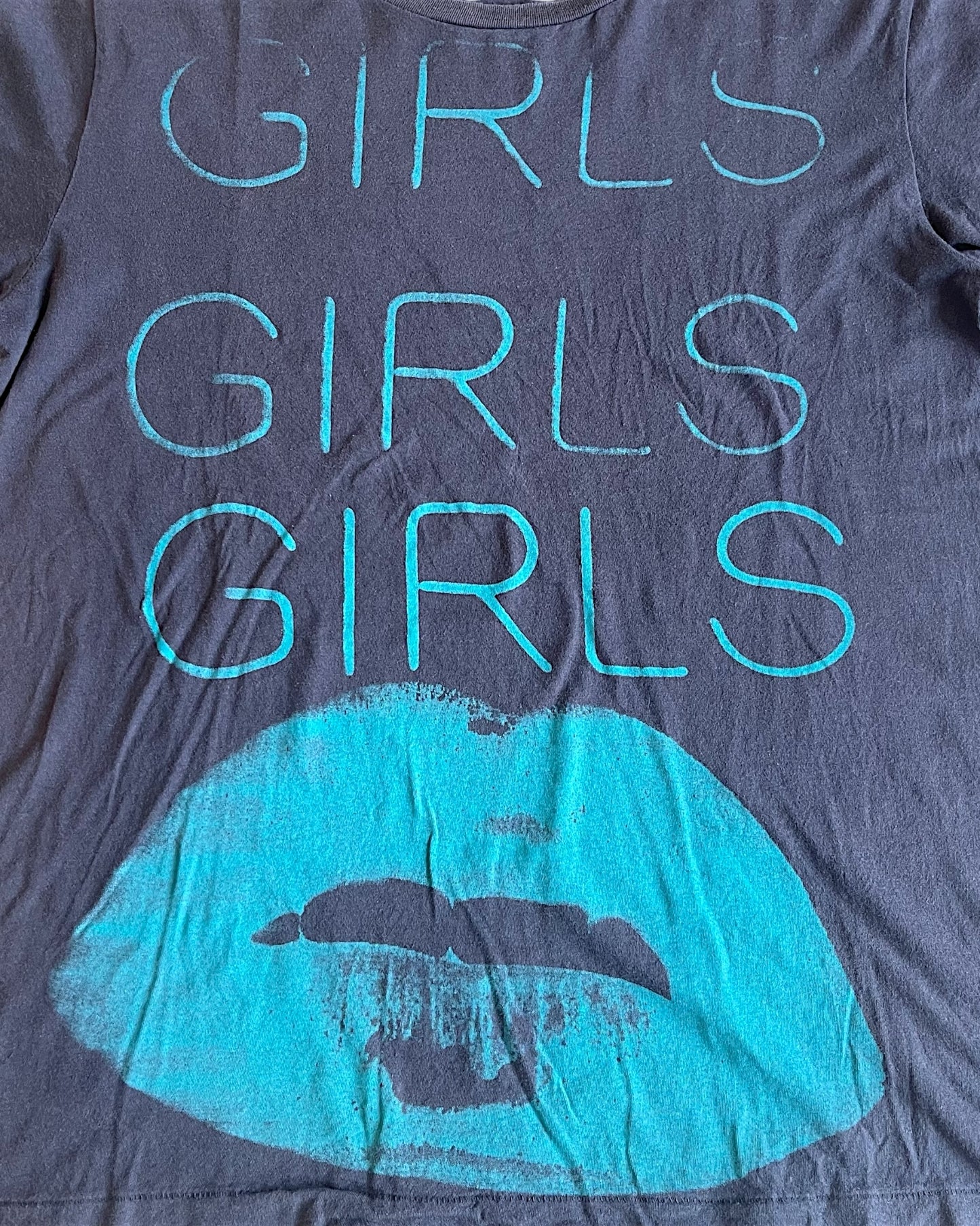 Paul Smith Jeans Vintage Girls Lips Graphic T-Shirt