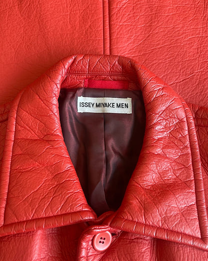 Issey Miyake Men AW97 Eco Leather Utility Jacket
