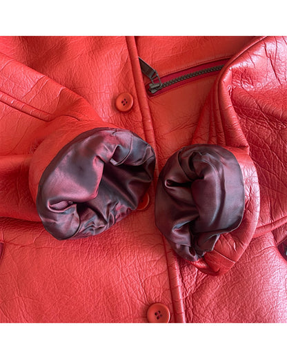 Issey Miyake Men AW97 Eco Leather Utility Jacket