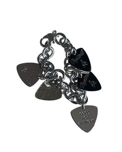 Hysteric Glamour Guitar Picks Women Go Baby Link Bracelet