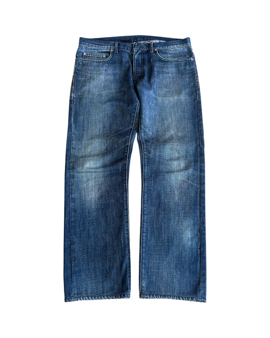 Dior Homme Blue Wash Straight Denim Jeans