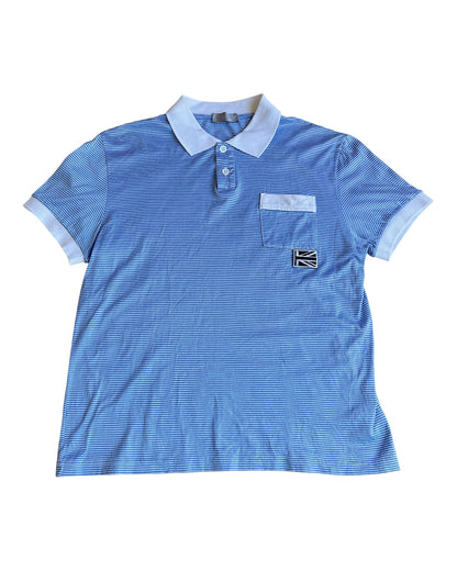 Dior Homme FW06 "These Grey Days" Union Jack Striped Polo