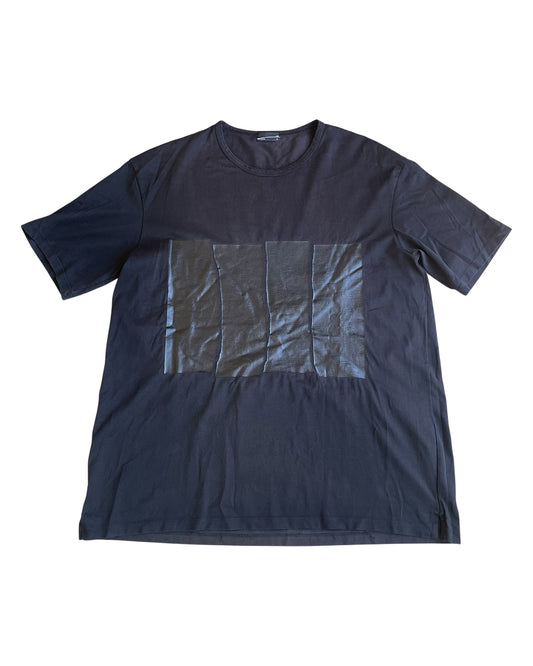 Lad Musician Black Flag Graphic Boxy T-Shirt