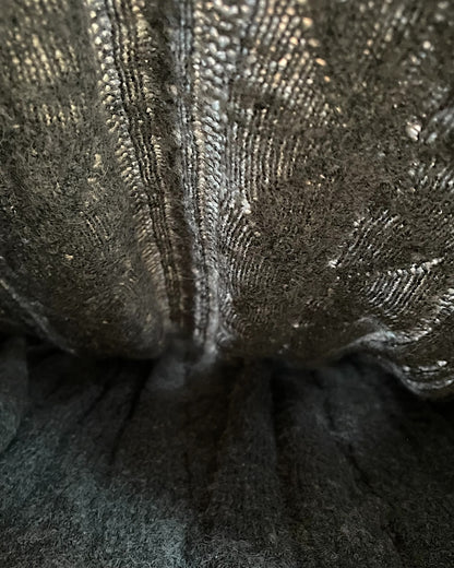 L.G.B. Cable Knit Cowl Long Cardigan