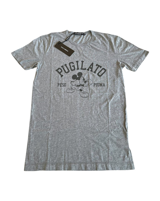 Dolce & Gabbana Disney Mickey Mouse Pugilato Boxing T-Shirt