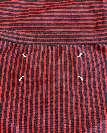 Maison Margiela SS15 Mixed Stripes Button Pocket Long Sleeve T-Shirt