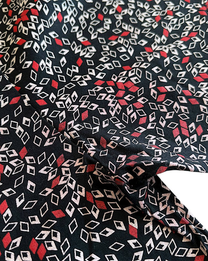 Dior Homme SS08 Rhombus Geometric All-Over Print T-Shirt