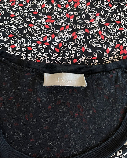Dior Homme SS08 Rhombus Geometric All-Over Print T-Shirt