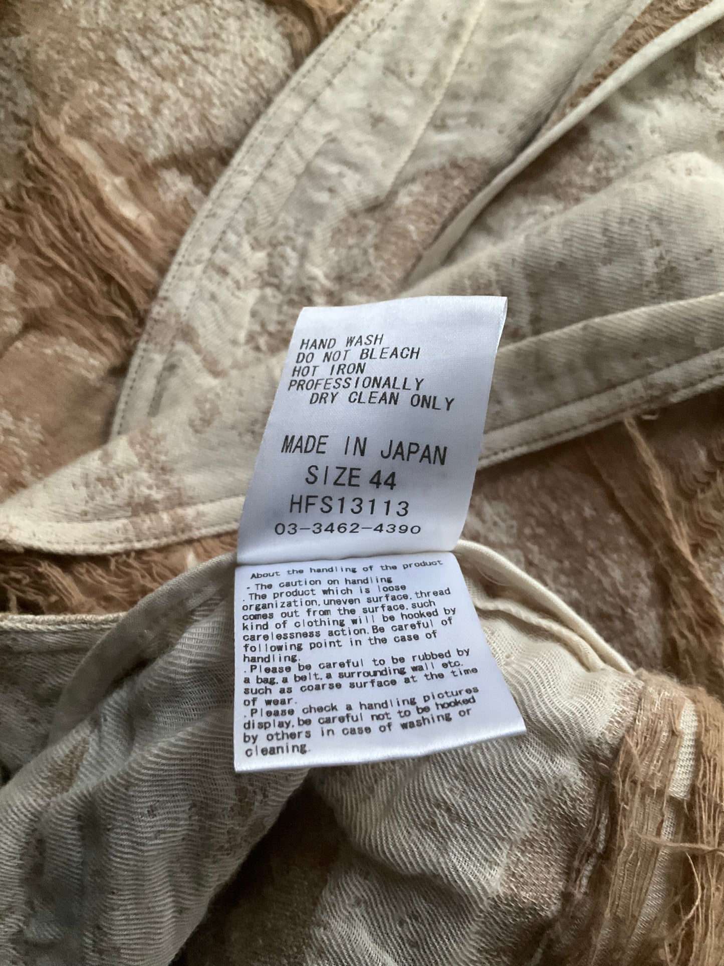 Share Spirit Homme Frayed Layer Distressed Linen Tailored Blazer Jacket