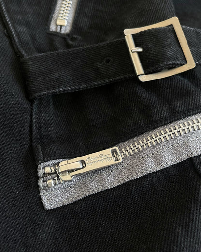 Undercover Multi-Pocket Zipper Bondage Cargo Denim Jeans