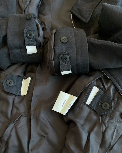 Undercover AW2001/02 'D.A.V.F' Futura Art Padded Wool Jacket