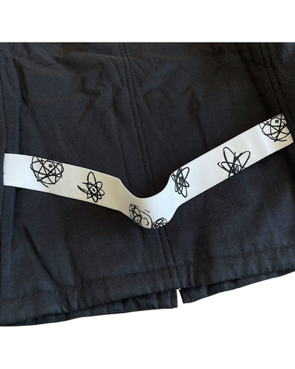 Undercover AW2001/02 'D.A.V.F' Futura Art Padded Wool Jacket