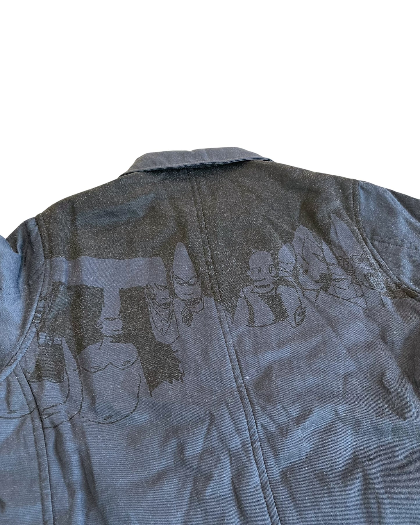 Undercover AW2001/02 'D.A.V.F' Futura Art Padded Wool Jacket