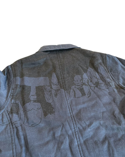 Undercover AW2001/02 'D.A.V.F' Futura Art Padded Wool Jacket