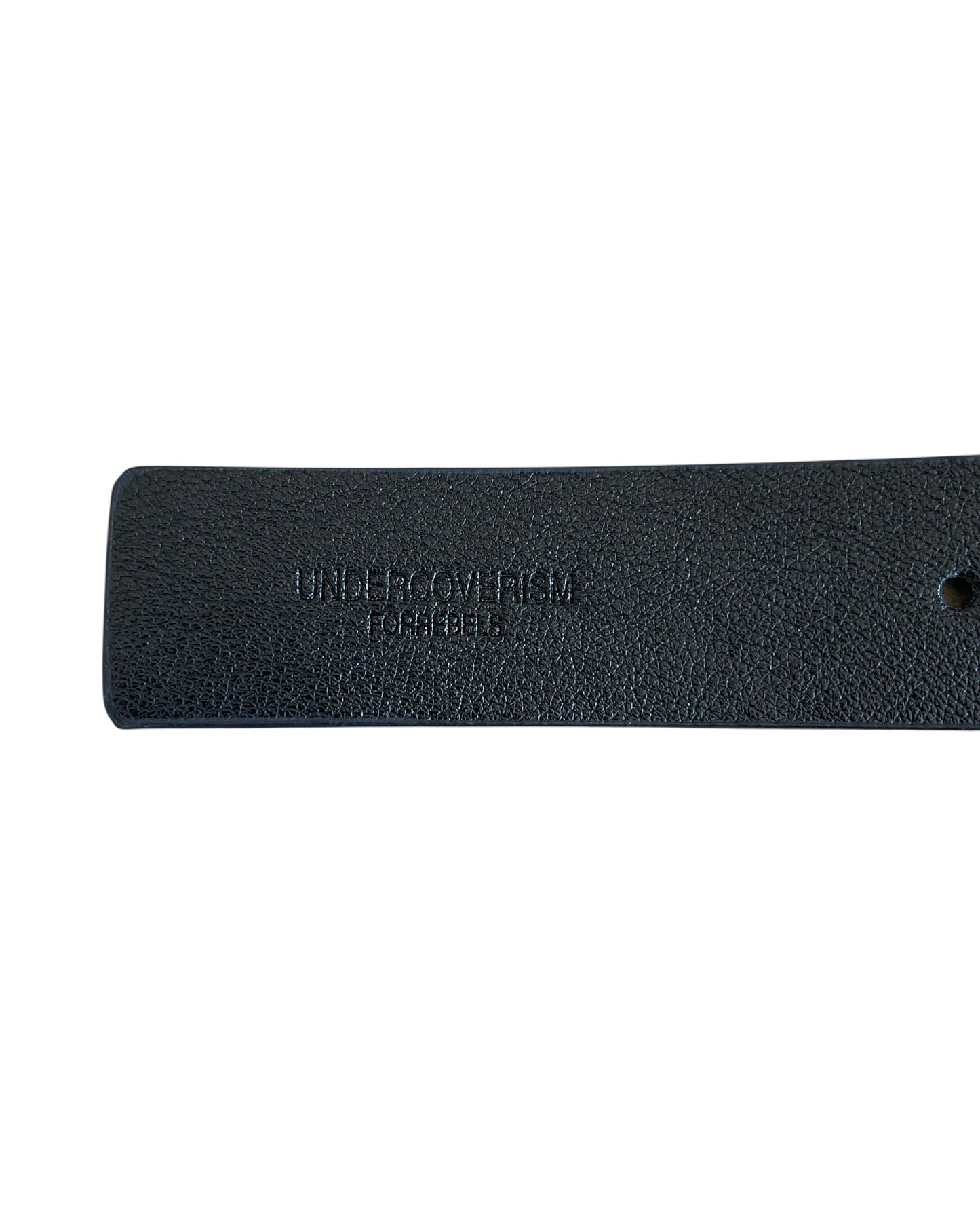 Undercover AW02 'Witch's Cell Division' Silver Multi-Cross Leather Belt
