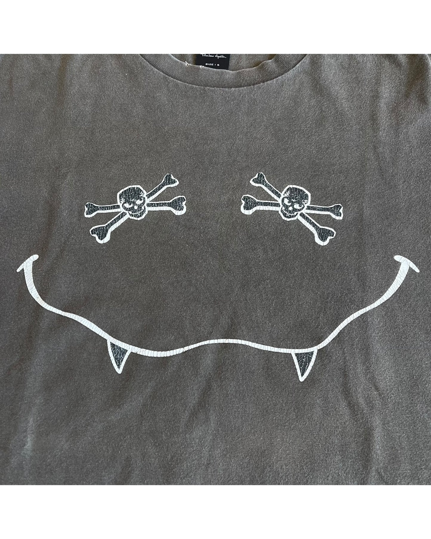 Number (N)ine SS04 'Dream Baby Dream' Skull Vampire Smile T-Shirt