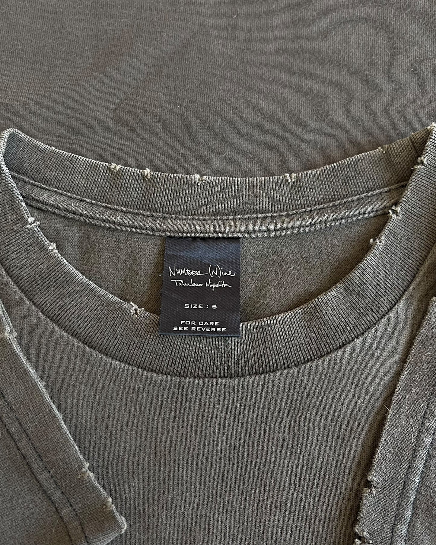 Number (N)ine SS04 'Dream Baby Dream' Skull Vampire Smile T-Shirt