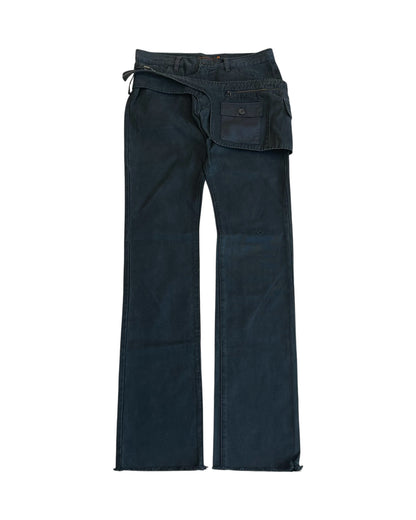 Undercover AW2006 "GuruGuru" Utility Waist Bag Slim Denim Jeans
