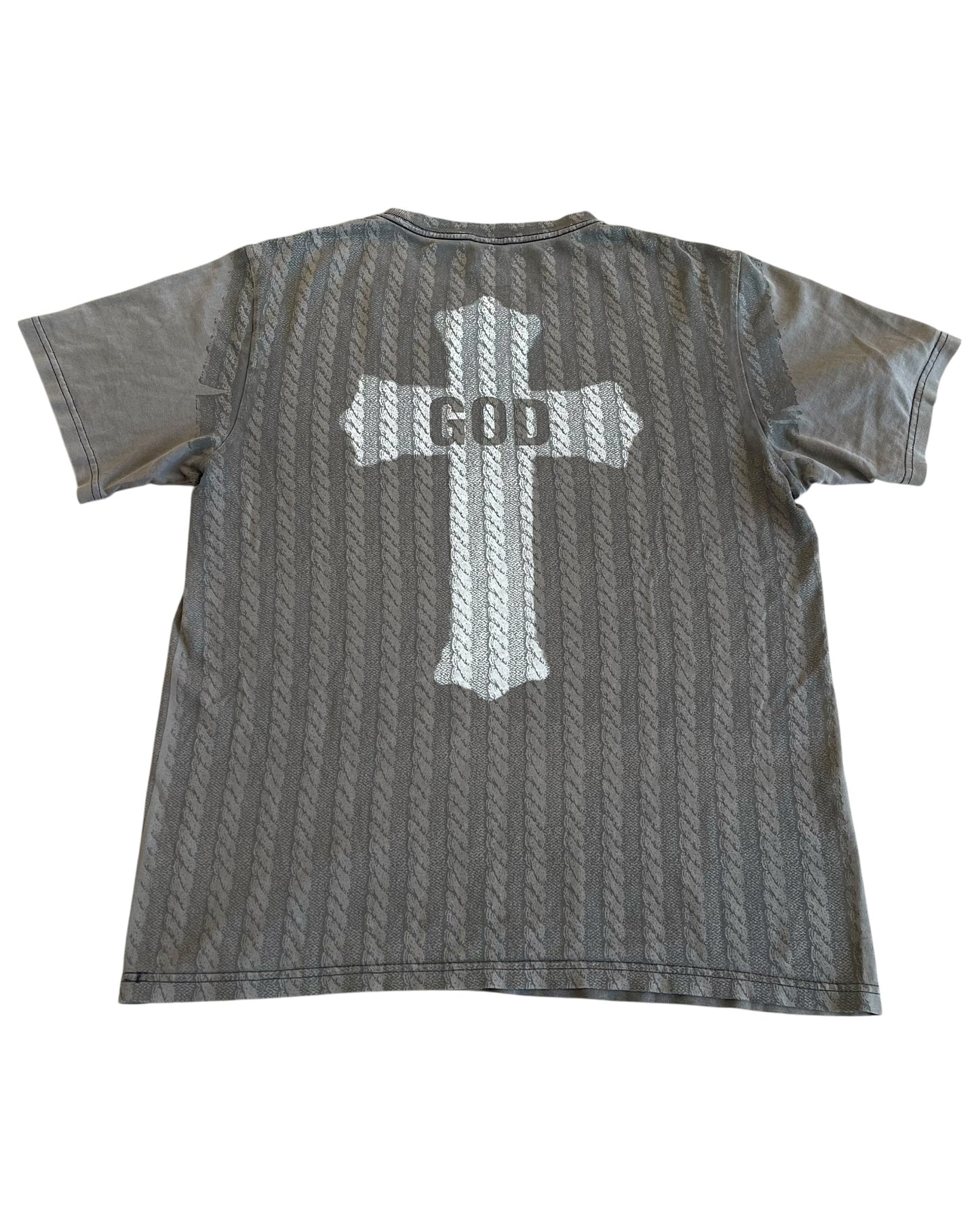 Number (N)ine SS2007 "About A Boy" Crying Heart God Cross T-Shirt