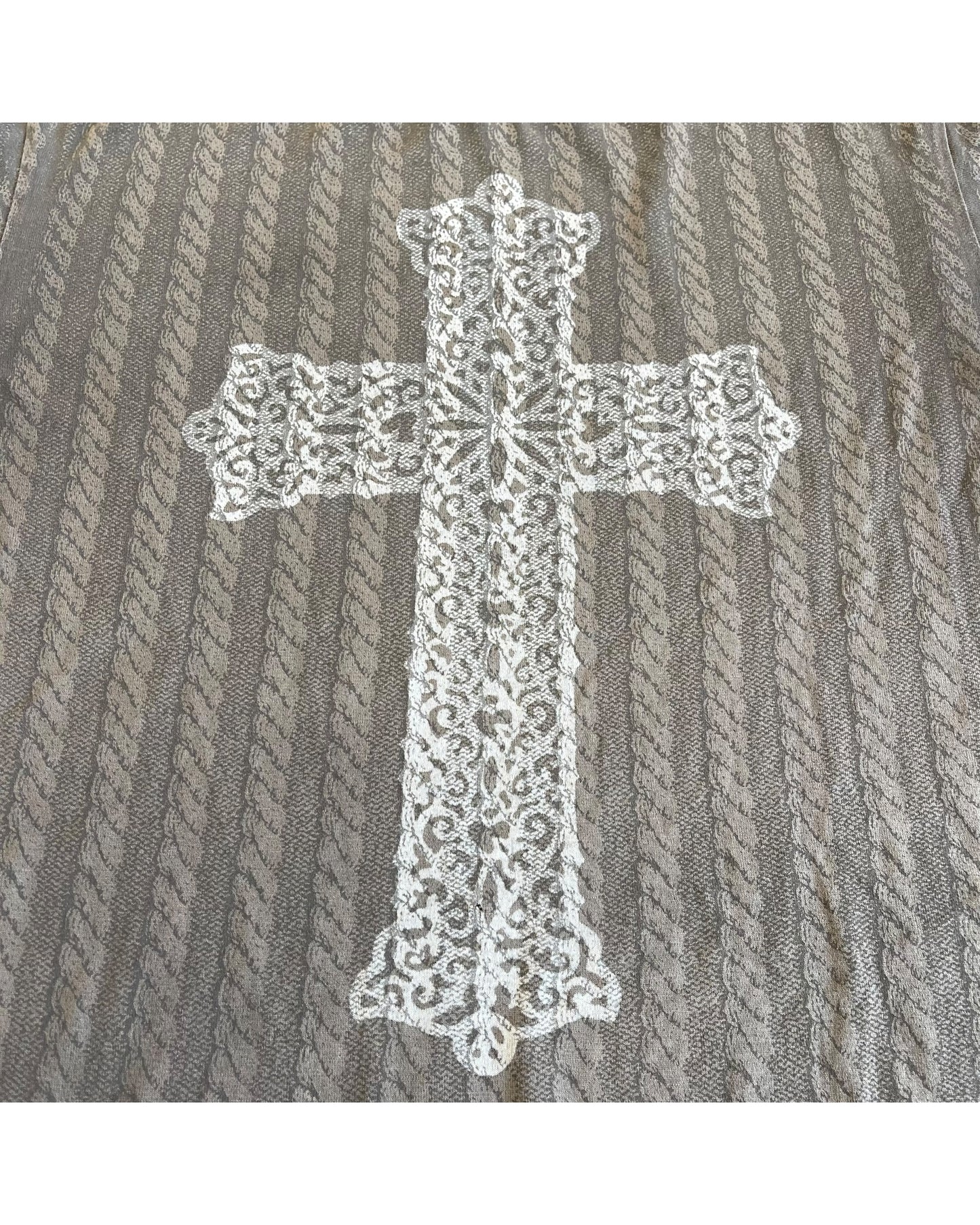 Number (N)ine SS2007 "About A Boy" Crying Heart God Cross T-Shirt