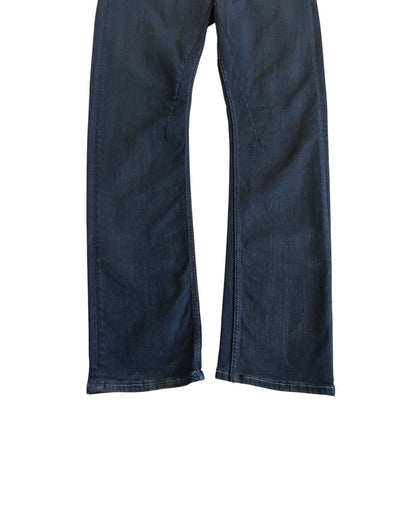 Rick Owens Drkshdw FW21 Detroit Cut Rubber Wax Coated Denim Jeans