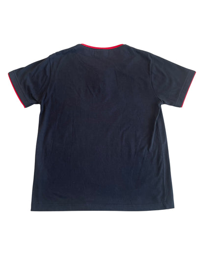 Beaumont Carr Gothic Poem Eyelet Cross Chain Layer T-Shirt