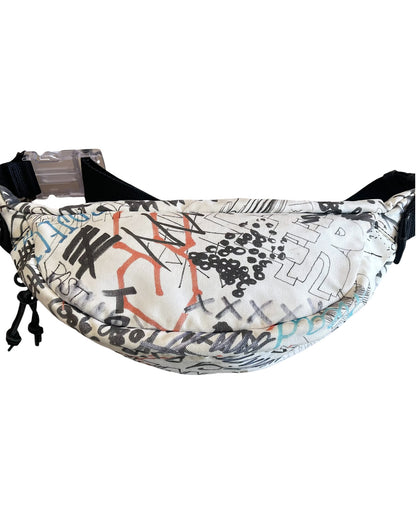 Maison Margiela SS2020 Graffiti Doodle All-Over Print Waist Pack Bum Bag