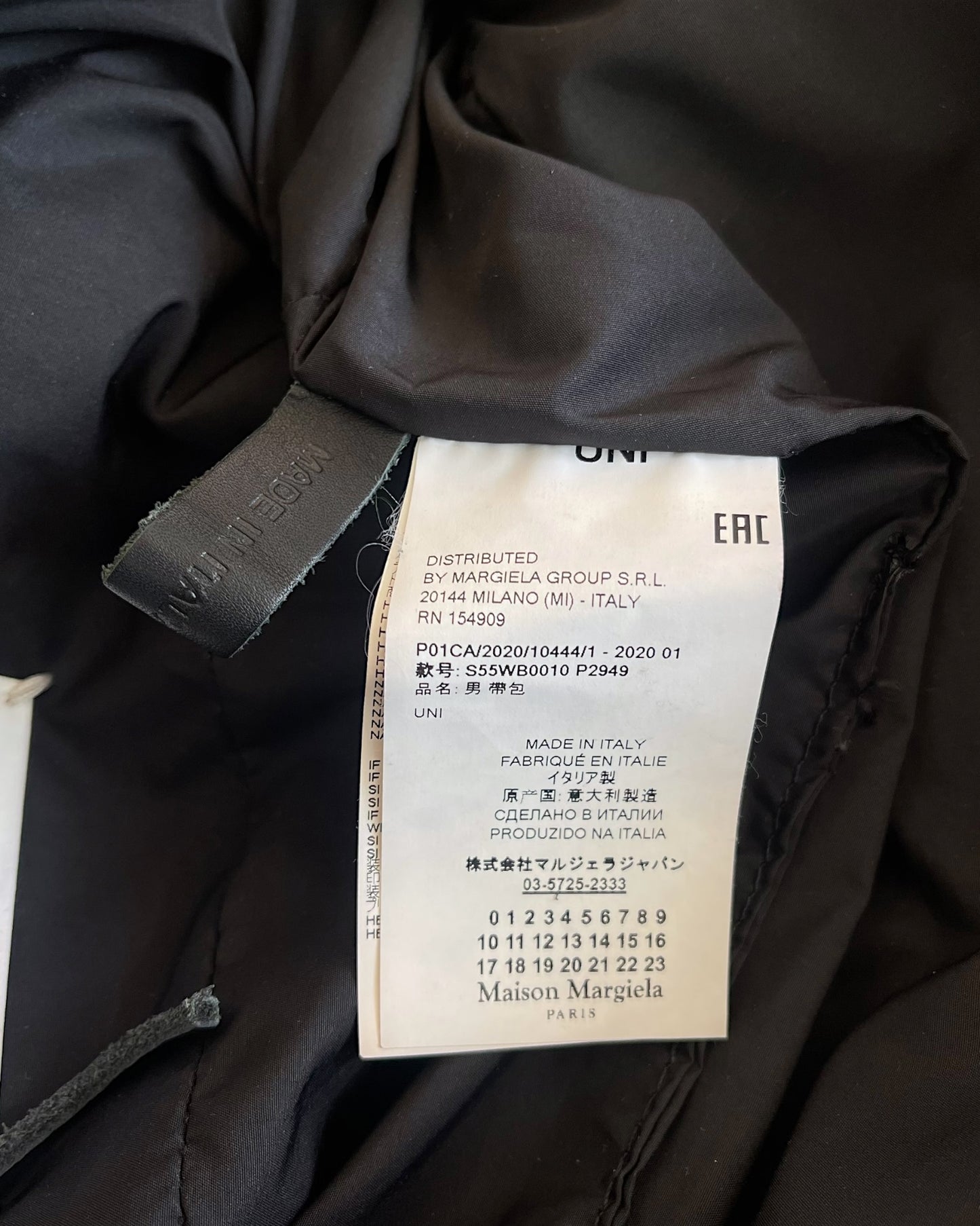 Maison Margiela SS2020 Graffiti Doodle All-Over Print Waist Pack Bum Bag