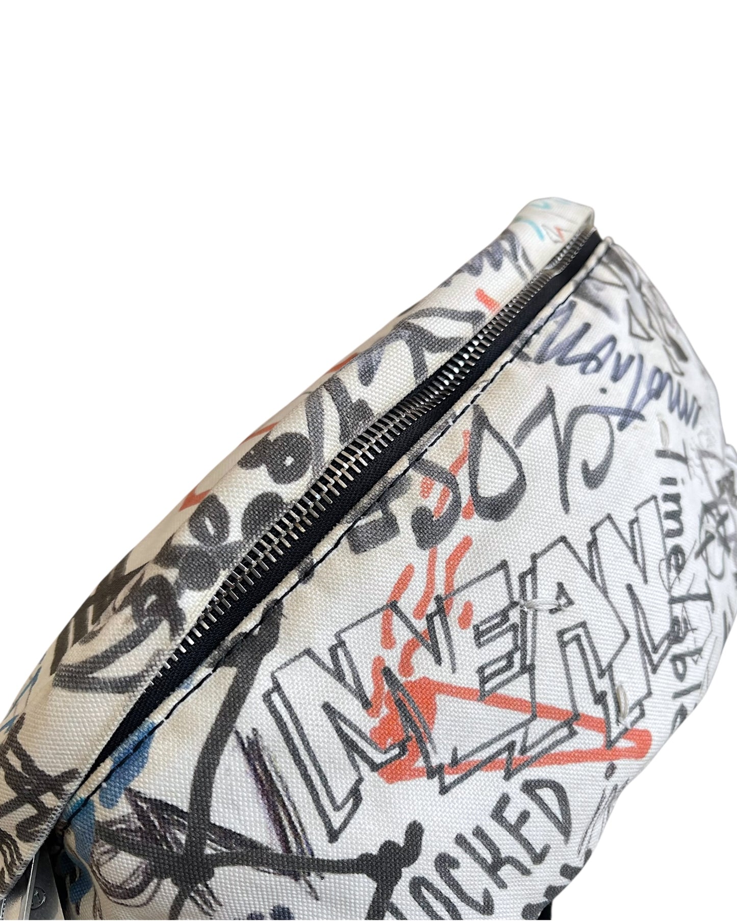 Maison Margiela SS2020 Graffiti Doodle All-Over Print Waist Pack Bum Bag