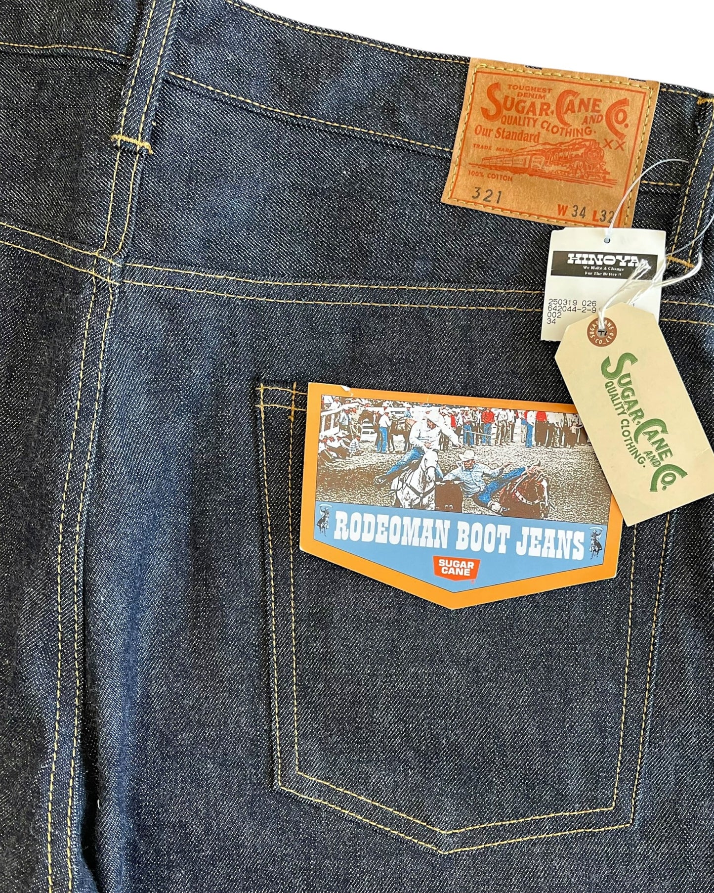 Sugar Cane Rodeoman Selvedge Bootcut Denim Jeans