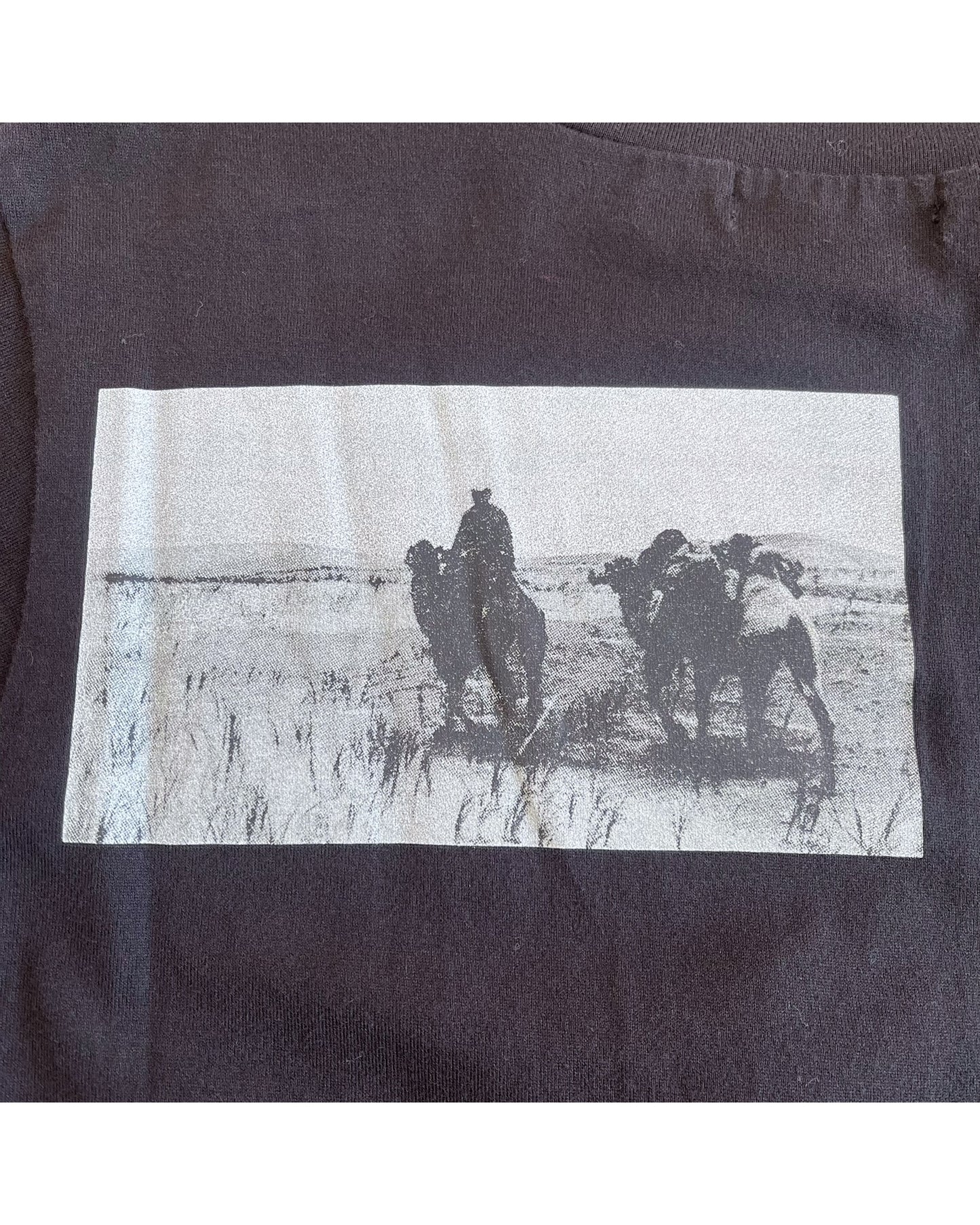 5351 Pour Les Hommes Nomad Geometric Graphic 3/4 Length T-Shirt