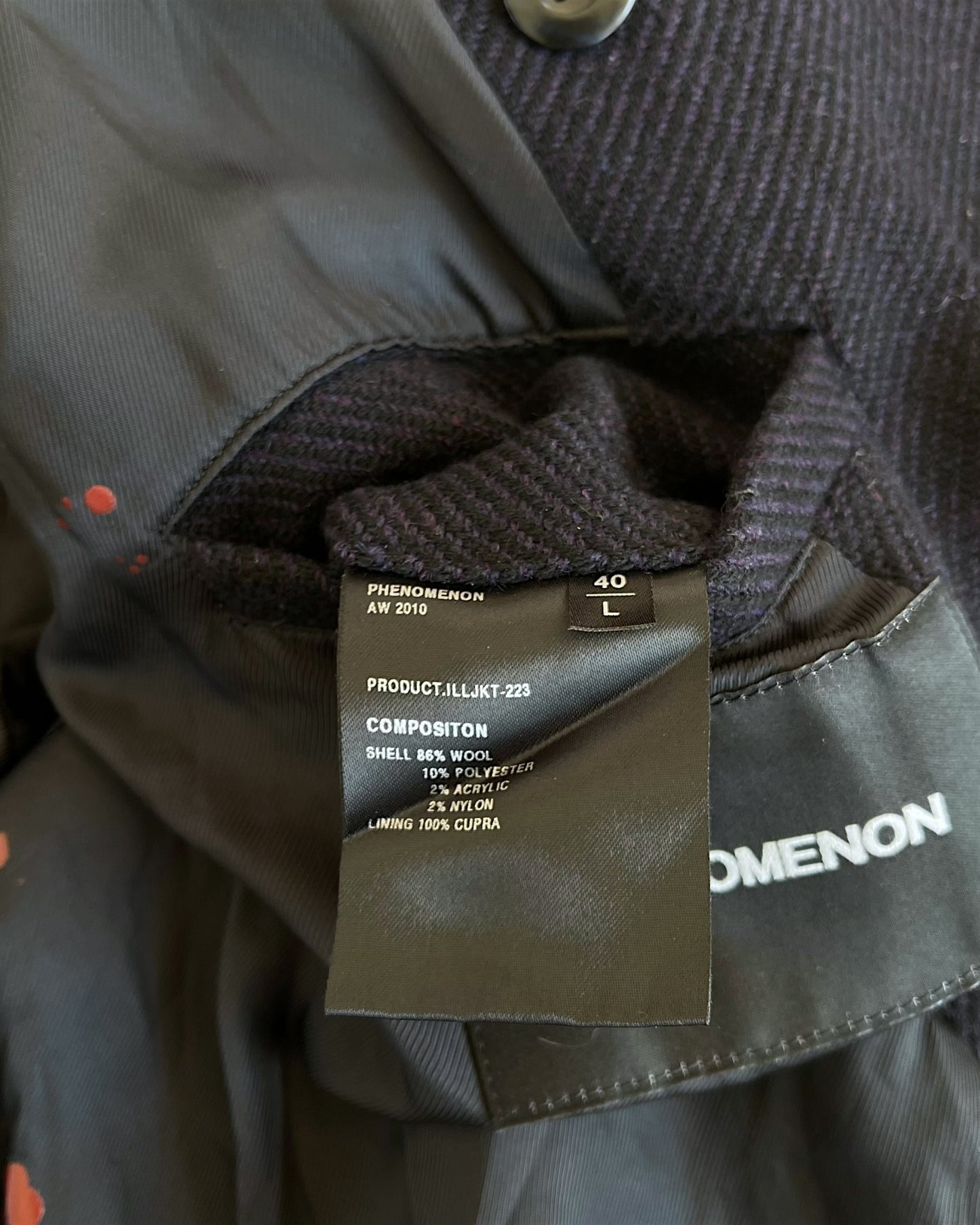 Phenomenon AW2010 Knight Armor Executioner Gradient Wool Coat