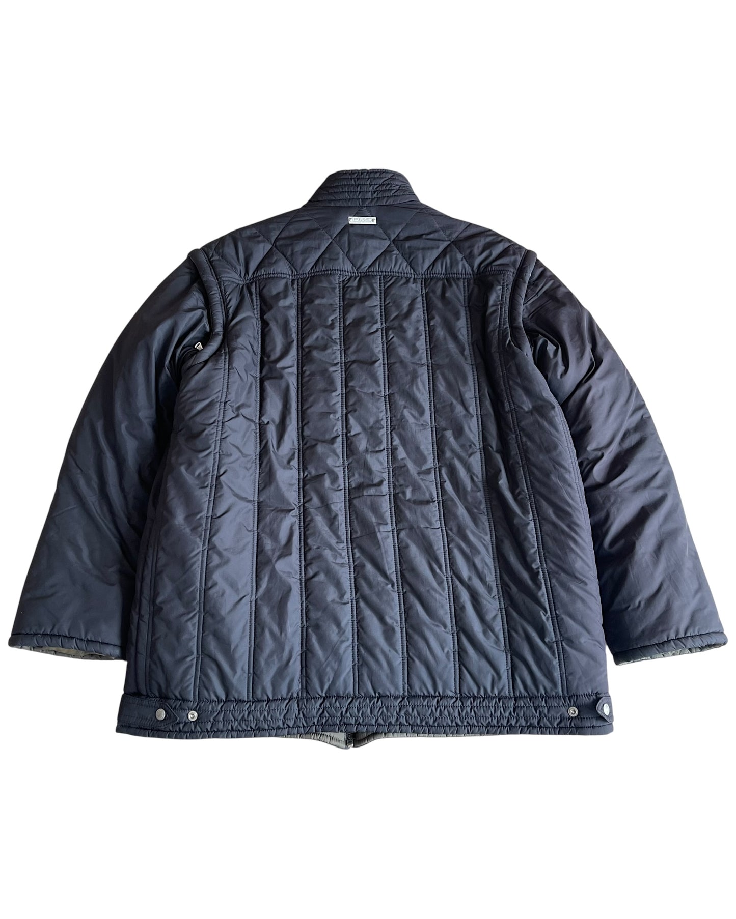 Dolce & Gabbana 2000s Multi-Pocket Modular Down Puffer Vest Jacket