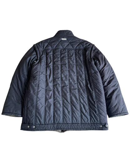 Dolce & Gabbana 2000s Multi-Pocket Modular Down Puffer Vest Jacket